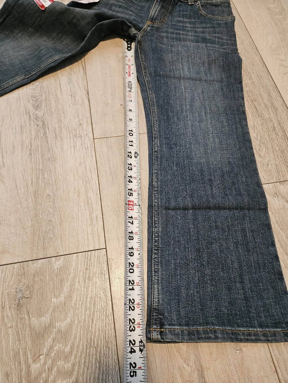 NWT Wrangler Five Star Boys Jeans Size 10 Husky Blue Denim Bootcut - Picture 7 of 11